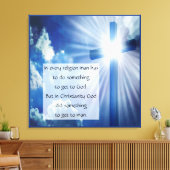 christendom canvas afdruk (Insitu (Woonkamer))