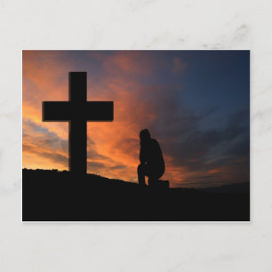 Christendom Geloof Kruis Jezus Vrede Liefde Destin Briefkaart