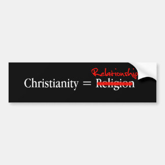 Christendom is geen religie bumpersticker
