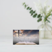 Christendom, religie, dominee visitekaartje (Staand voorkant)