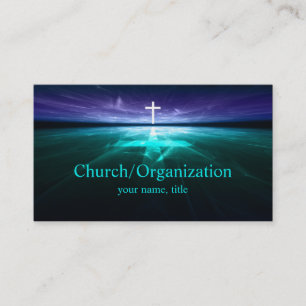 Christendom - Religieuze Cross Horizon Card Visitekaartje