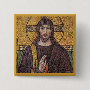christendom vierkante button 5,1 cm
