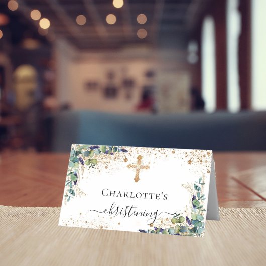 Christene eucalyptus goudglitter