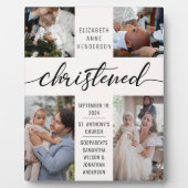 Christened Photo Collage Christening Keepomwille Fotoplaat (Voorkant)