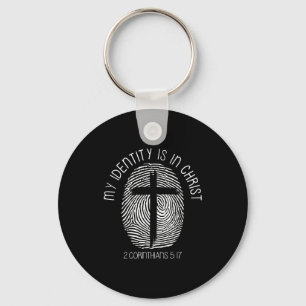 Christenen Mijn identiteit is in Jezus Christus Bi Sleutelhanger
