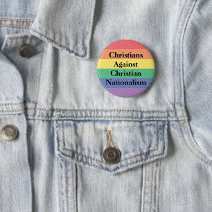 Christenen tegen christelijk nationalisme  ronde button 5,7 cm