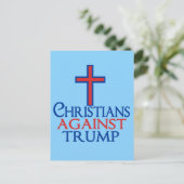 Christenen tegen Trump Briefkaart (Staand voorkant)