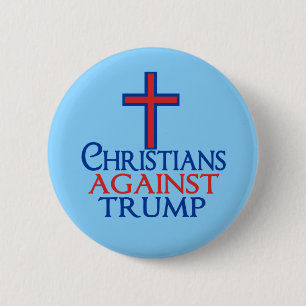 Christenen tegen Trump Ronde Button 5,7 Cm