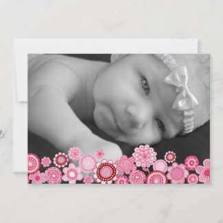 Christening Baptême Girls Photo Invitation Invitat