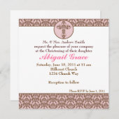 Christening/Baptism Uitnodiging (Voorkant / Achterkant)