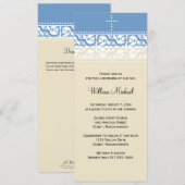 Christening / Baptisme Uitnodiging - Personalisere (Voorkant / Achterkant)