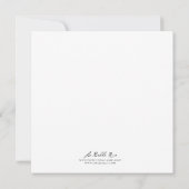 Christening / Baptisme Uitnodiging - Personalisere (Achterkant)