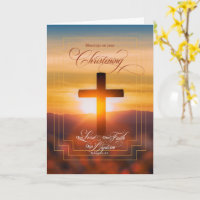 Christening Blessings Christelijk Kruis en Ephesia