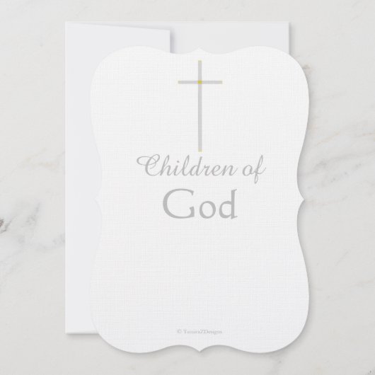 Christening Blue Twins Invitations (Dos)