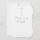 Christening Blue Twins Uitnodigingen (Achterkant)