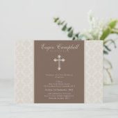 CHRISTENING INVITATIONS :: oh si beau 1L (Debout devant)