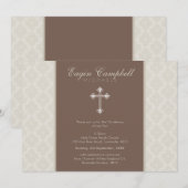 CHRISTENING INVITATIONS :: oh si beau 1L (Devant / Derrière)