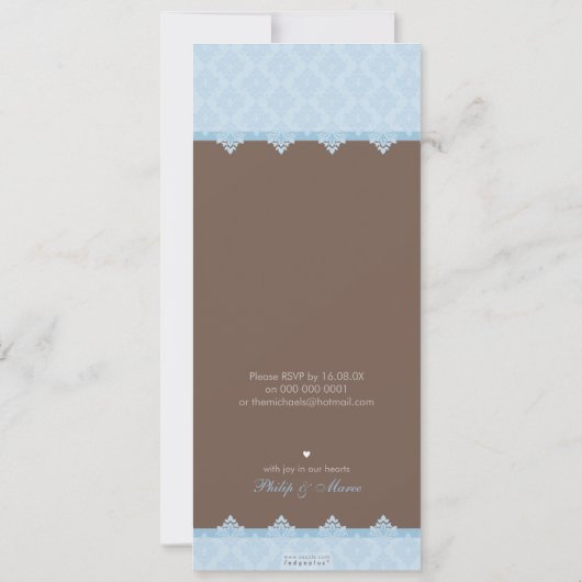 CHRISTENING INVITATIONS :: oh si beau 2P (Dos)