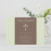 CHRISTENING INVITATIONS :: oh si beau 3L (Debout devant)