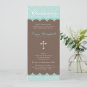 CHRISTENING INVITATIONS :: oh si beau 4P (Debout devant)