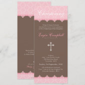 CHRISTENING INVITATIONS :: oh si beau 5P (Devant / Derrière)