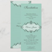 CHRISTENING INVITATIONS :: viva 2P (Devant / Derrière)