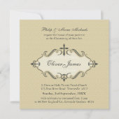 CHRISTENING INVITATIONS :: viva 4SQ (Devant)