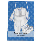 Christening * Kies achtergrondkleur Medium Cadeauzakje (Achterkant)