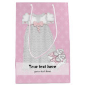 Christening * Kies achtergrondkleur Medium Cadeauzakje (Voorkant)