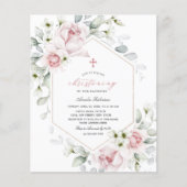 Christening Rozen | Vaste Waterverf (Voorkant)