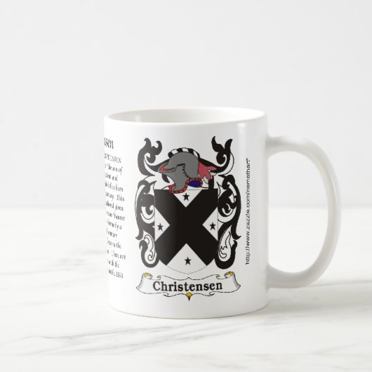 Christensen Family Coat of Arms mok (Rechts)