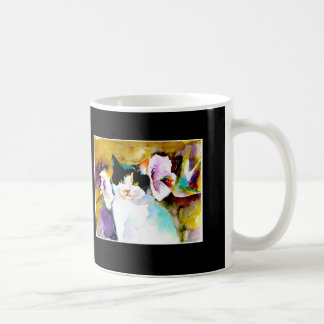 "Christeve the Cat with Hummingbird" Druk op Koffiemok