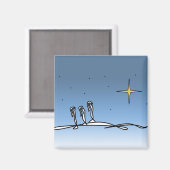 Christian 3 Wise Men Abstract Design Magnet (Recto/Verso)