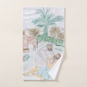 Christian Artwork Le bon samaritain (Serviette à main)