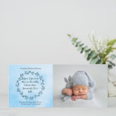 Christian Baby Boy Faire-part de naissance (Debout devant)