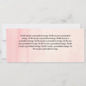 Christian Baby Girl Faire-part de naissance (Dos)