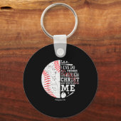 Christian Baseball Philipans 4_13 I Can Do All Thi Sleutelhanger (Voorkant)