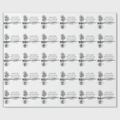 Christian Bible Encouraging Scripture Psalm 1:3  Cadeaupapier (Vlak)