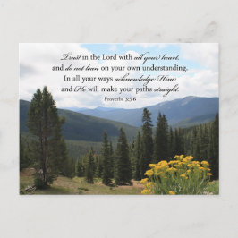 Christian Bible Verse Photo Inspiron Picture Briefkaart