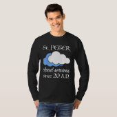 Christian Bible Verse Saint Peter Weather T-shirt (Voorkant volledig)