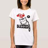 CHRISTIAN BLESSED CHAT T-SHIRTS TEE - SHIRTS (Devant)