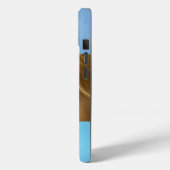 Christian Blue Sky  Eye with Crosses Gold Dove Case-Mate iPhone Case (Achterkant / Links)