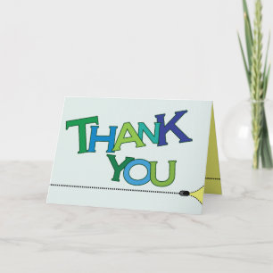 Christian carte de remerciements : Merci...