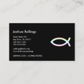 Christian - Carte de visite (Dos)