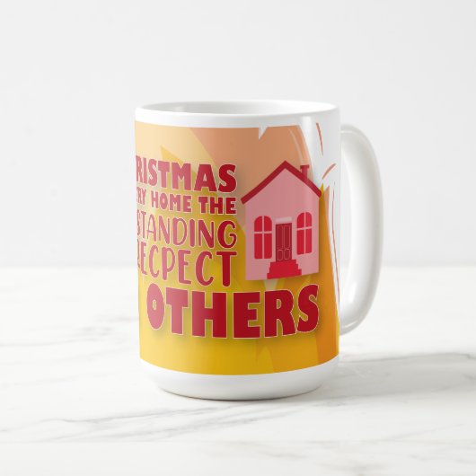 Christian Christmas fire mug (Devant droit)