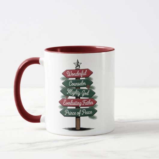 Christian Christmas Mug (Gauche)