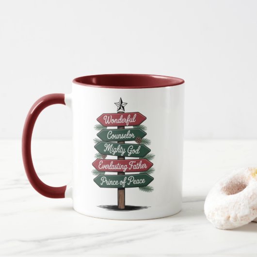 Christian Christmas Mug (Avec donut)