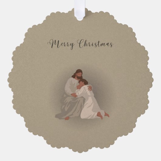 Christian Christmas Ornament Card (Voorkant)