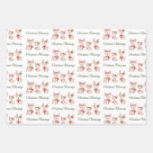 Christian Christmas Reindeer Wrapping Paper Sheets (Voorkant 2)