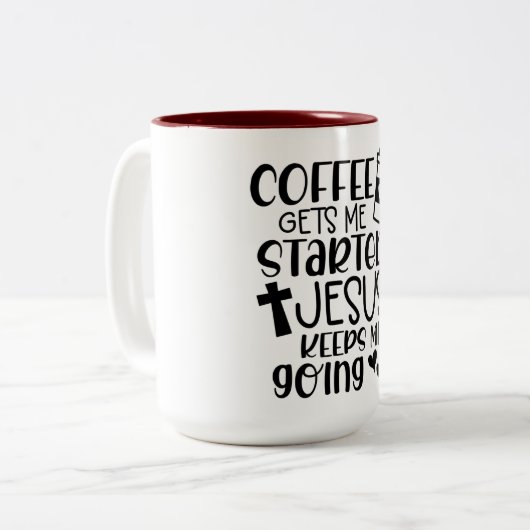 Christian Coffee Mug (Devant gauche)